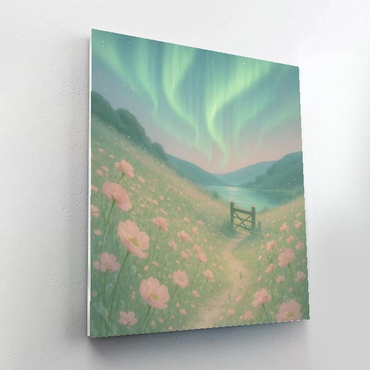 Flower Aurora Meadow paint by color