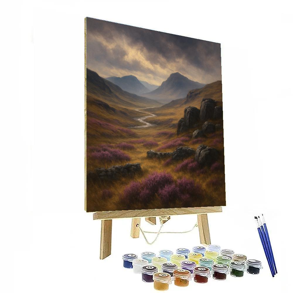 Highland Heather Panorama Paint by numbers kits