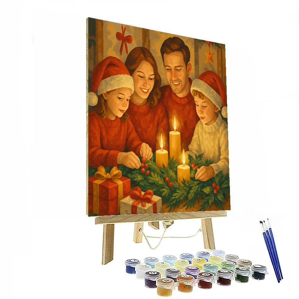 Gilded Noel Gathering paint by color