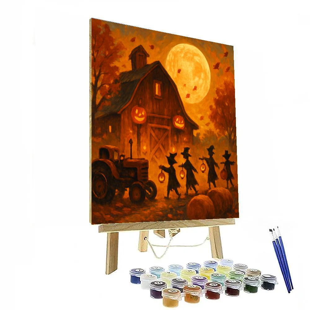 Harvest Moon Barnyard Parade painting number kit