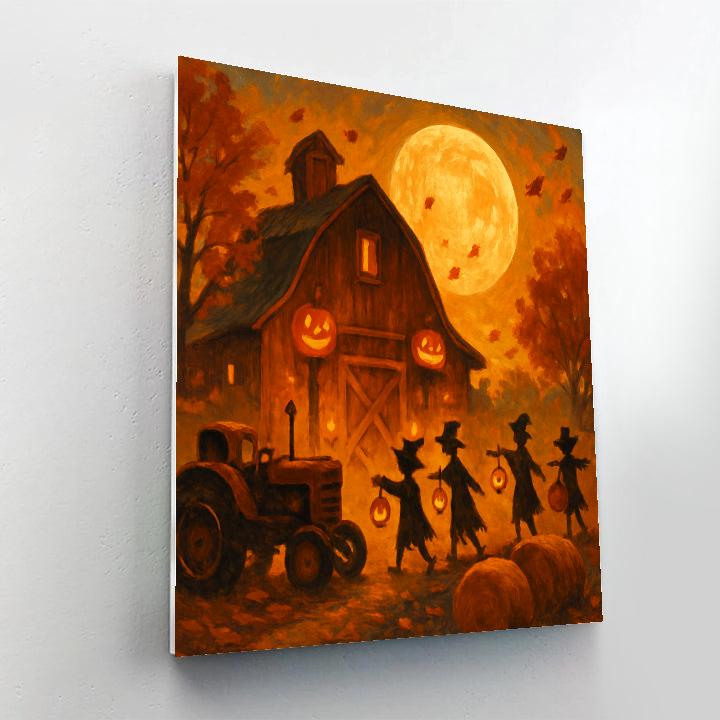 Harvest Moon Barnyard Parade painting number kit