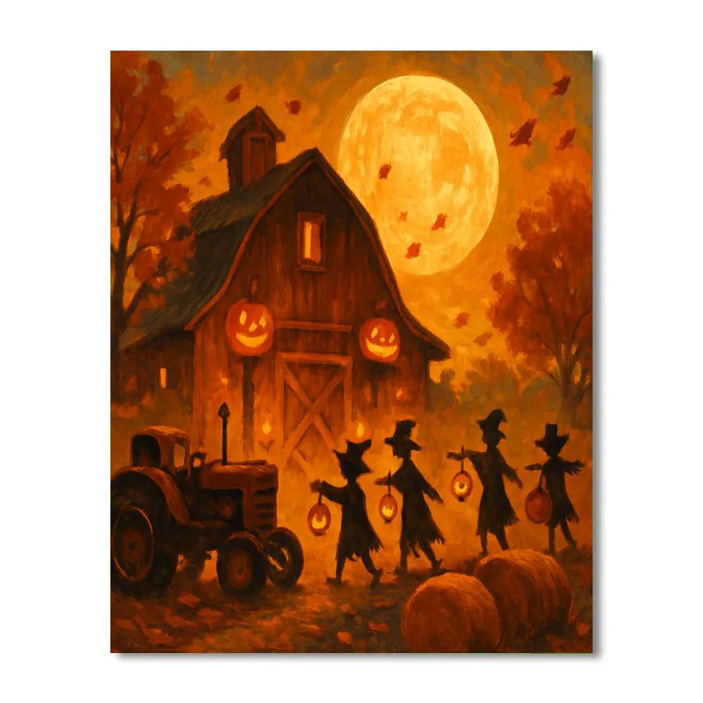 Harvest Moon Barnyard Parade painting number kit