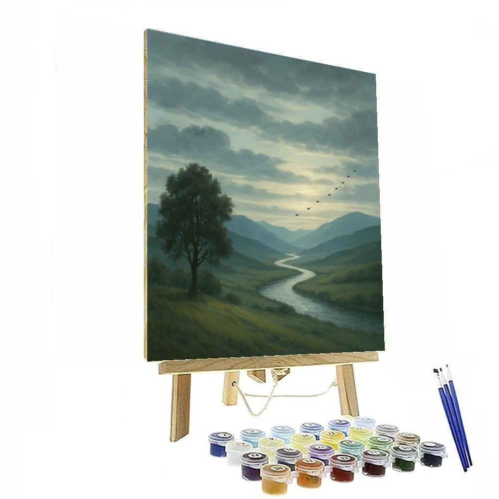 Landscape Horizon Breath paint by numbers