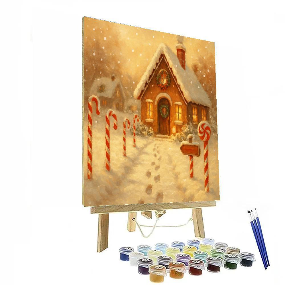 Peppermint Lane Twilight paint by numbers