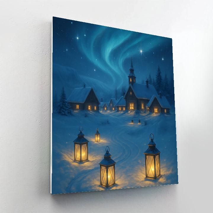 Polar Lantern Festival paint by number