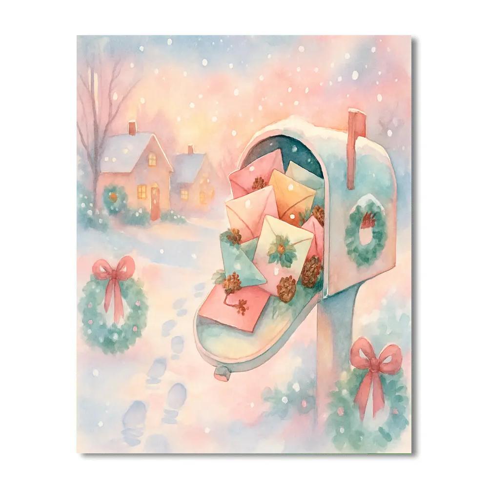 Mailbox Of Wishes Number painting