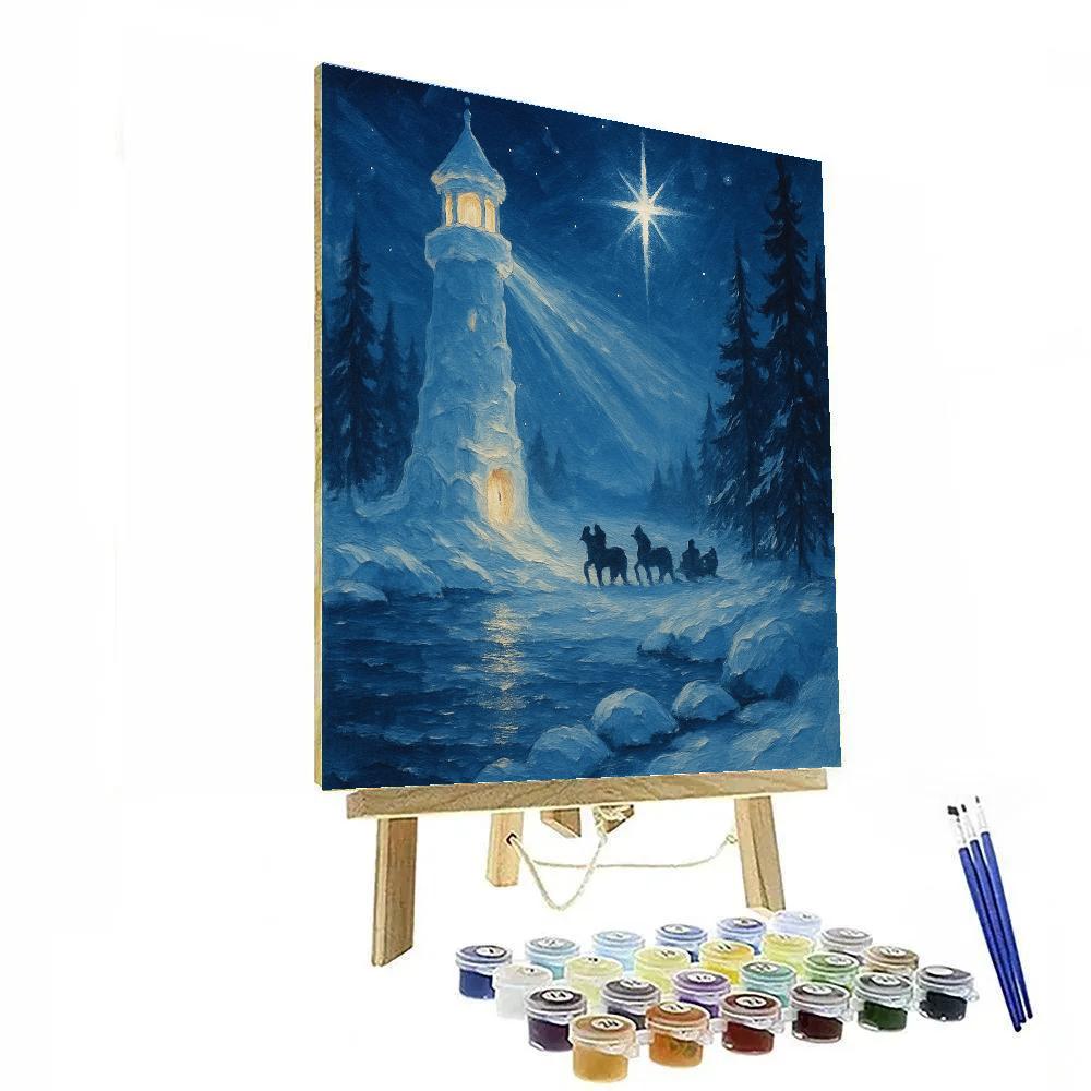 North Star Ice Lighthouse Numbered painting kits