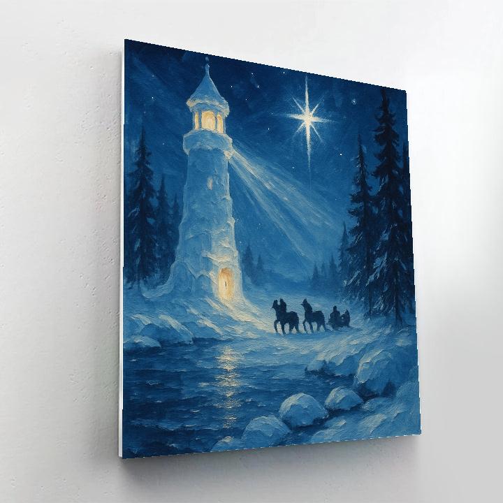 North Star Ice Lighthouse Numbered painting kits