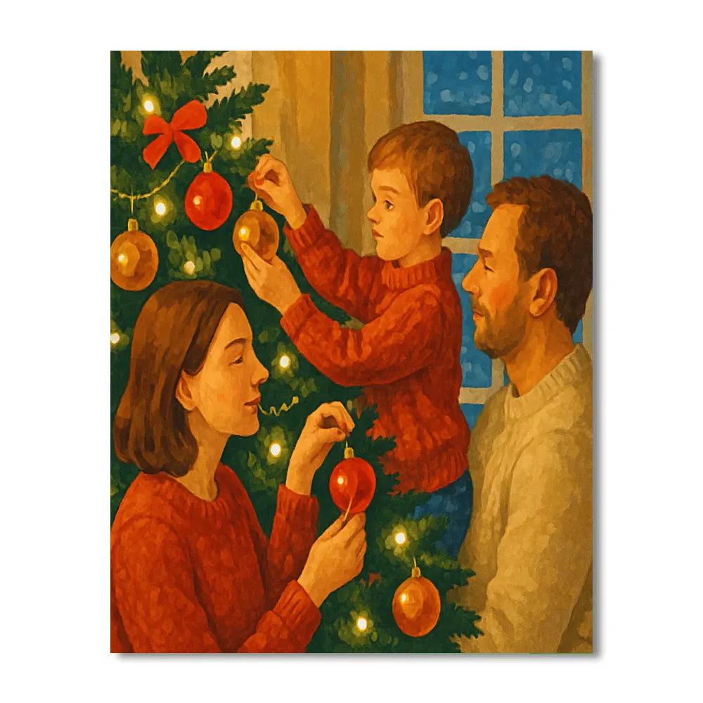 Ornament Delight Ensemble Number painting