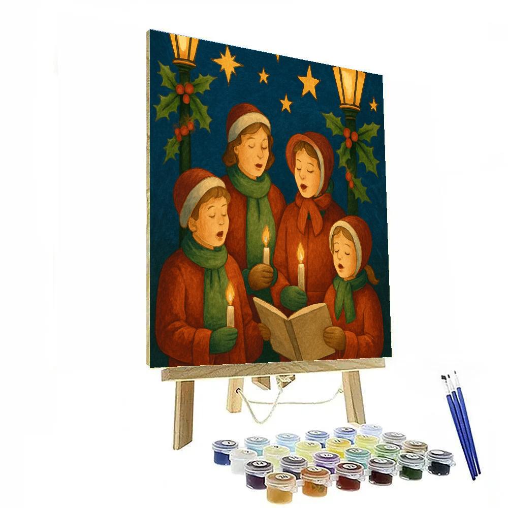 Starbright Seasonal Serenade painting number kit