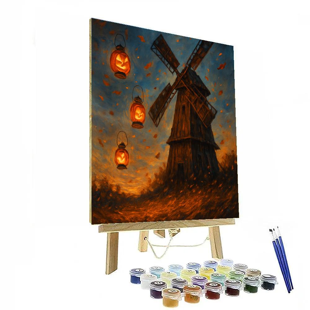 Harvest Lantern Windmill paint by color