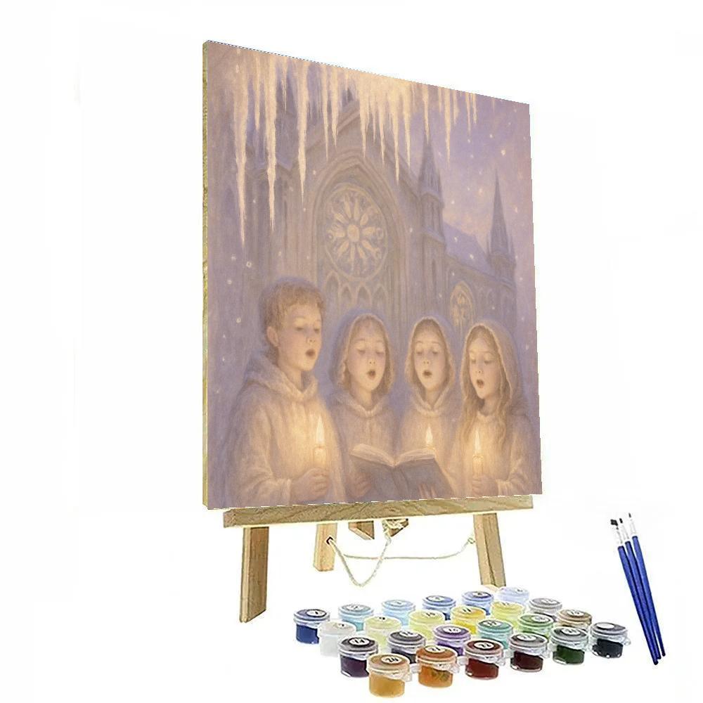 Crystal Icicle Choir Painting by numbers kit