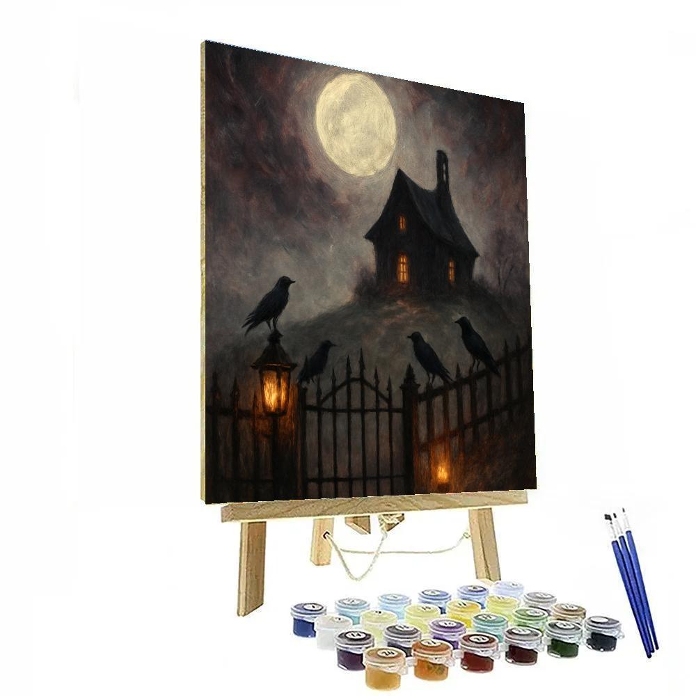 Lanterns On Widow Hill Numbered painting kits