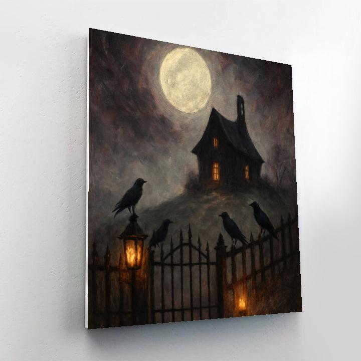 Lanterns On Widow Hill Numbered painting kits
