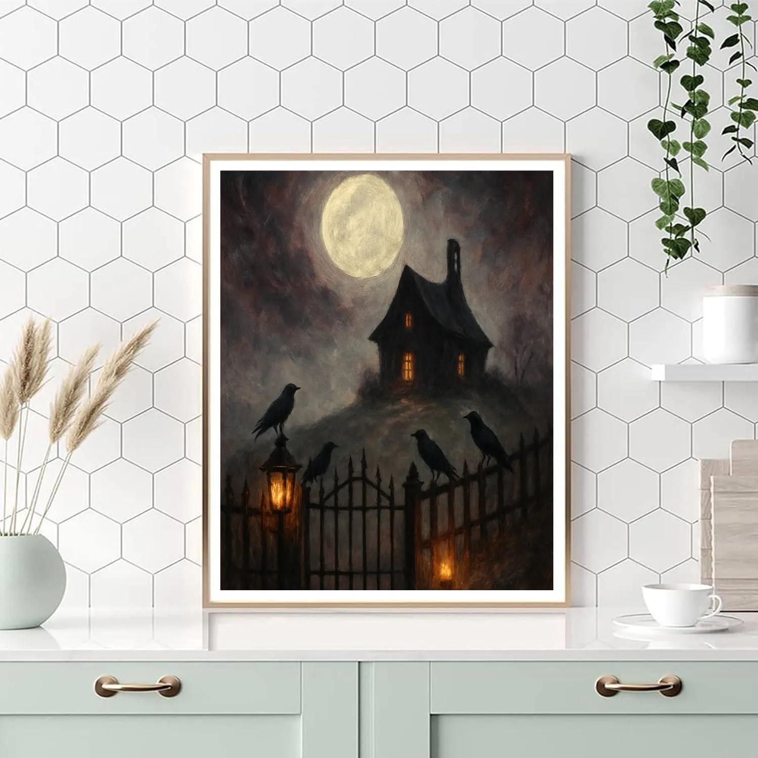 Lanterns On Widow Hill Numbered painting kits
