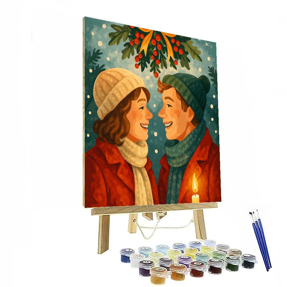 Merry Mistletoe Meet Numbered painting kits