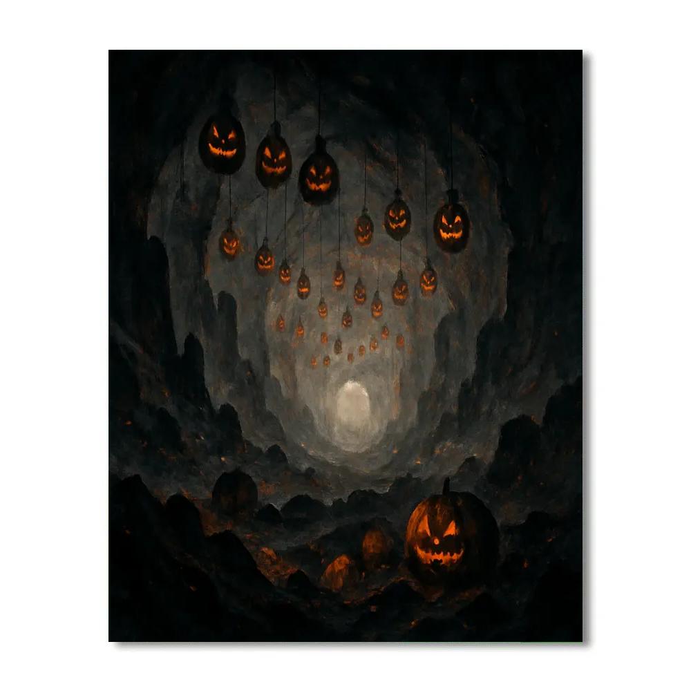 Echoes Of The Pumpkin Quarry painting number kit