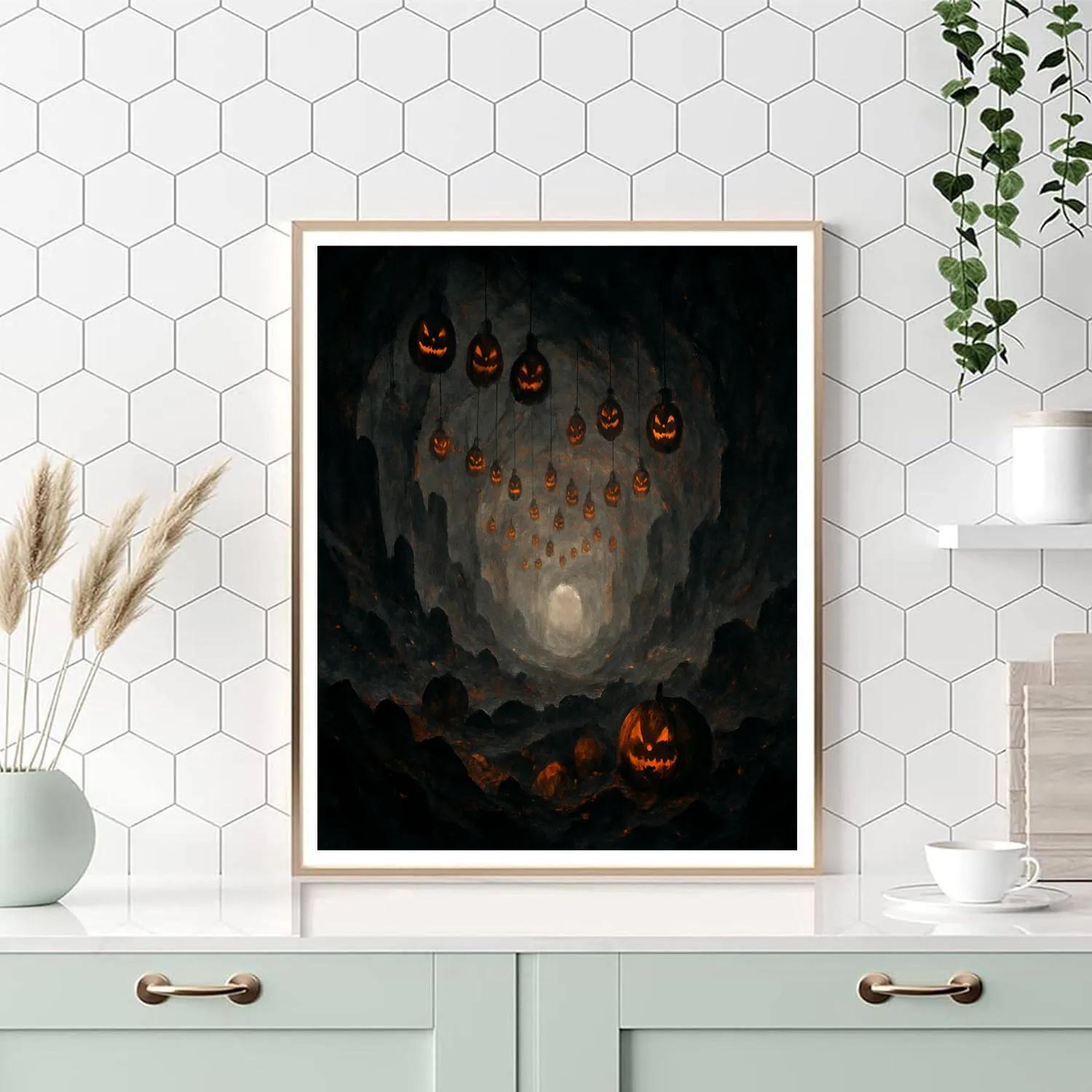 Echoes Of The Pumpkin Quarry painting number kit