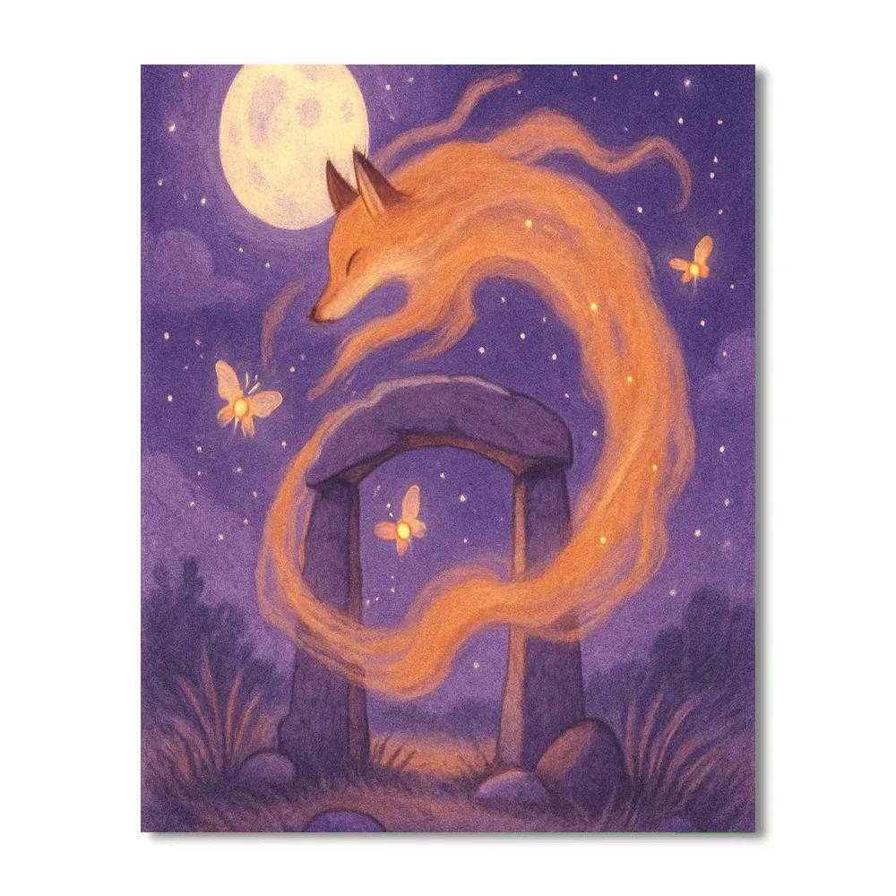 Stone Circle Of The Hollow Fox paint by numbers