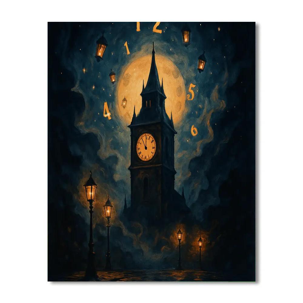 Clocktower Of Hollow Hours Painting by numbers kit