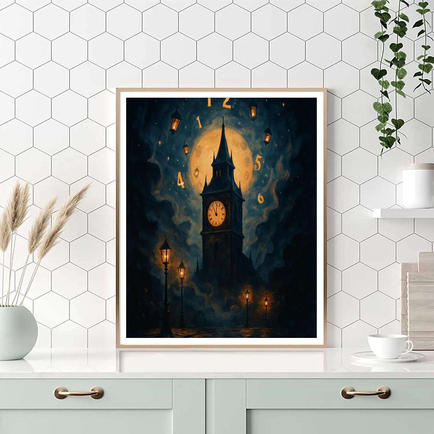 Clocktower Of Hollow Hours Painting by numbers kit
