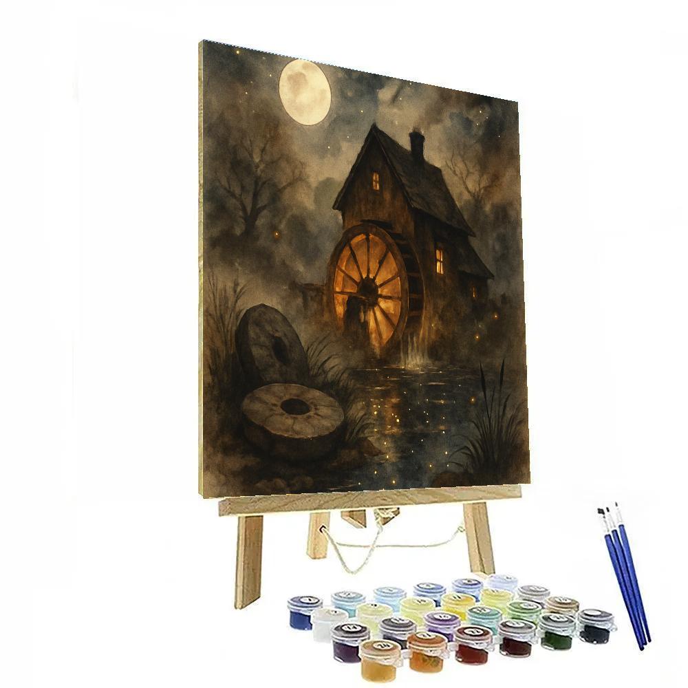 Lanterns Of The Hollow Mill paint by numbers