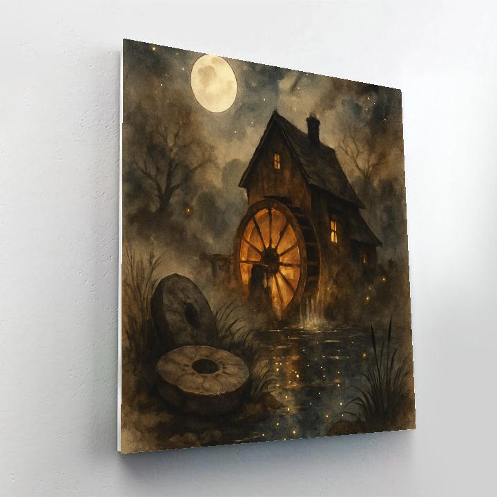 Lanterns Of The Hollow Mill paint by numbers