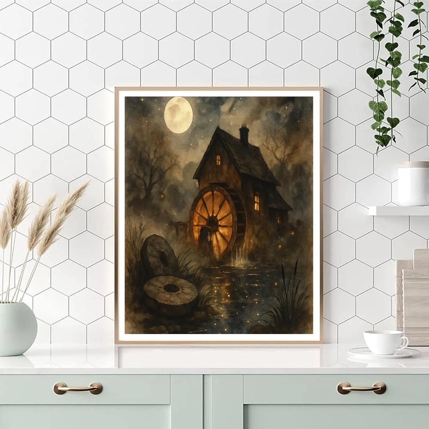 Lanterns Of The Hollow Mill paint by numbers