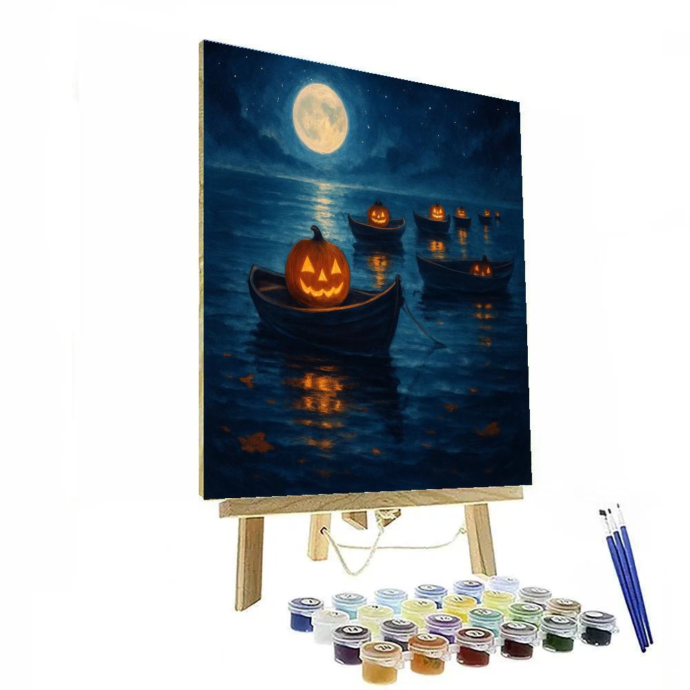 Lantern Harbor Of The Hollow Fleet painting number kit