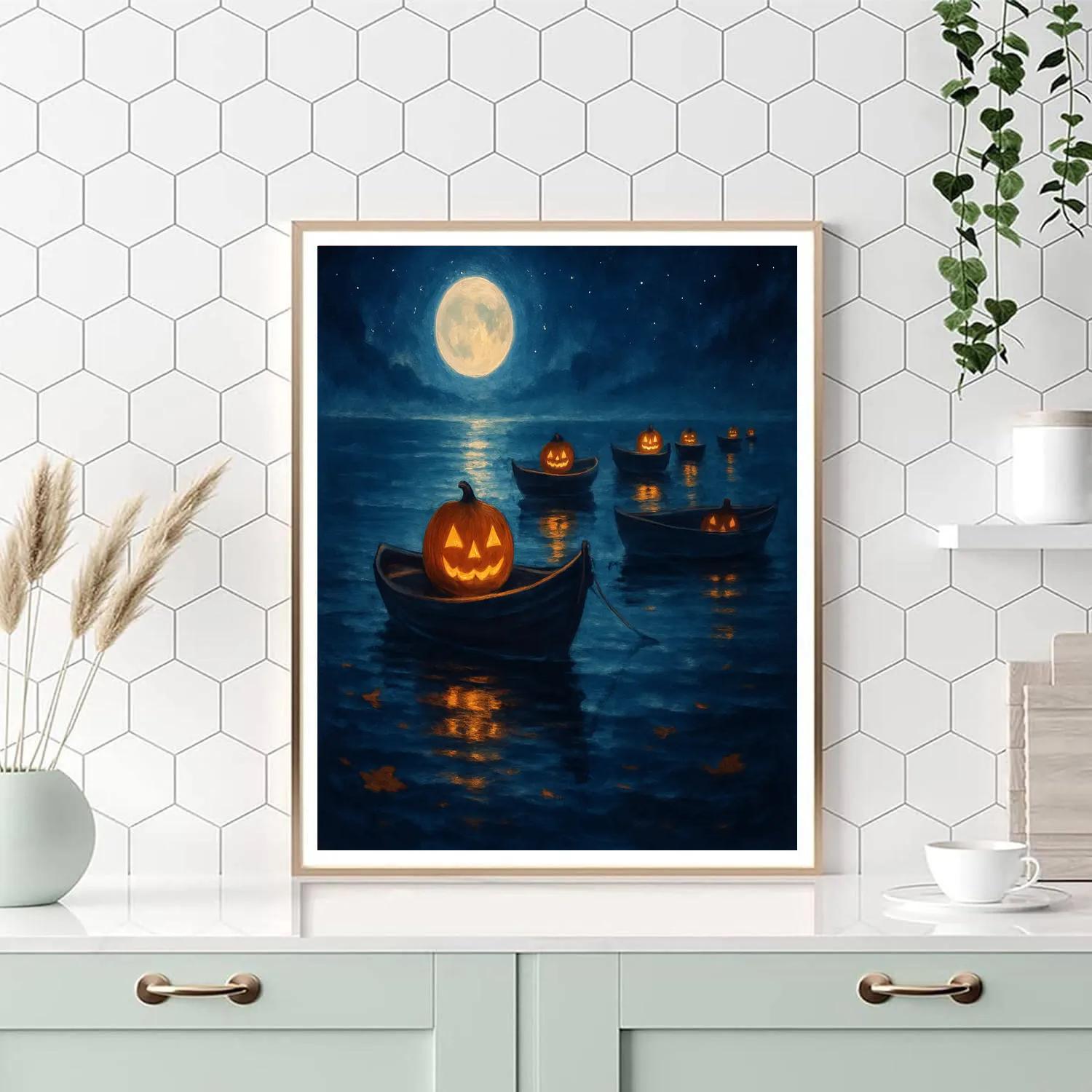 Lantern Harbor Of The Hollow Fleet painting number kit