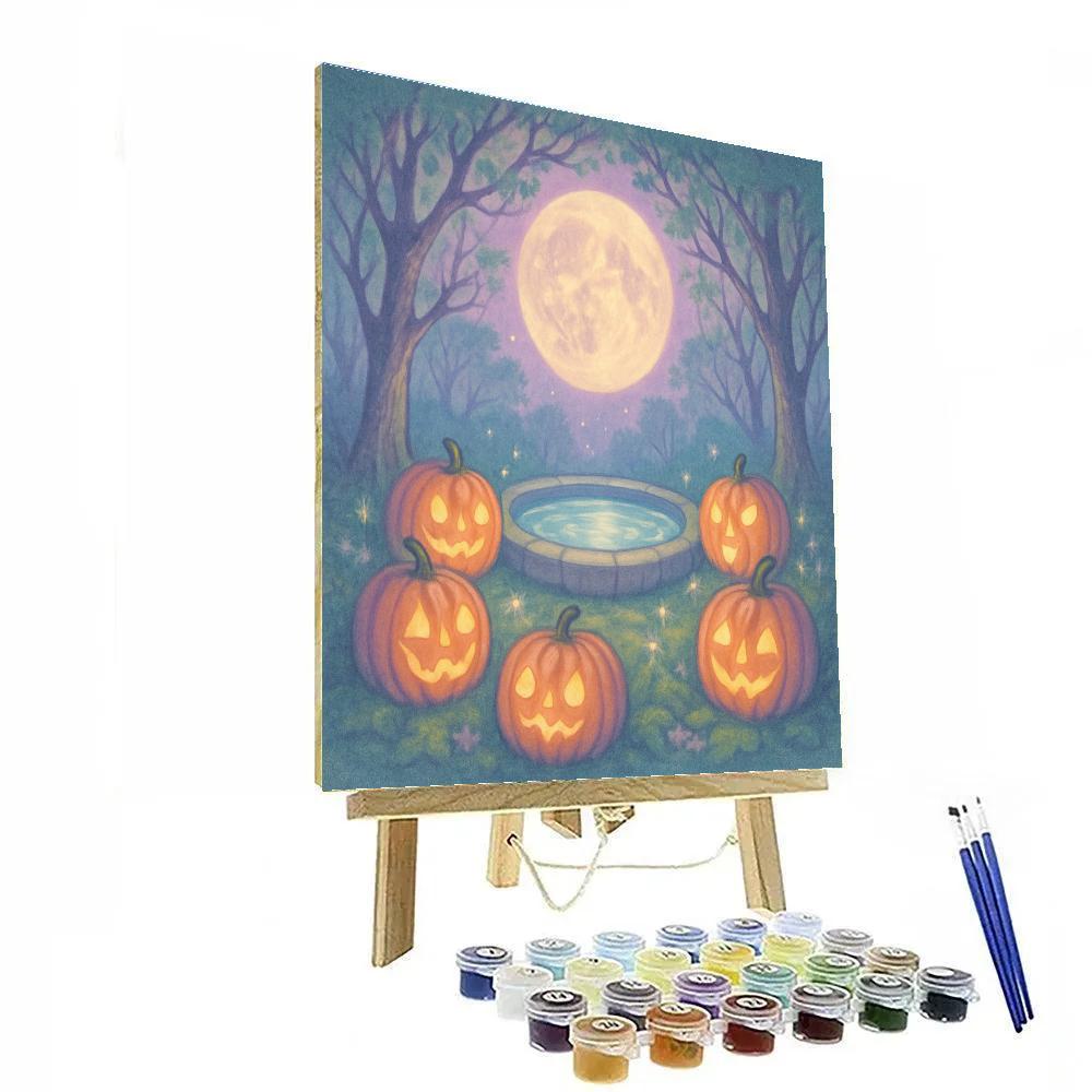 Moonwell Of Whispering Pumpkins DIY paint by numbers