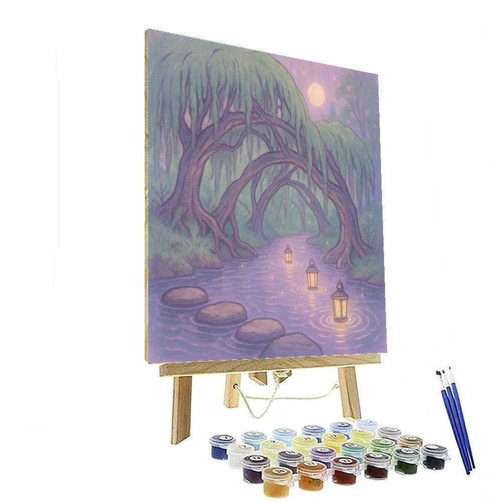 Lanterns At The Hollow Crossing DIY paint by numbers