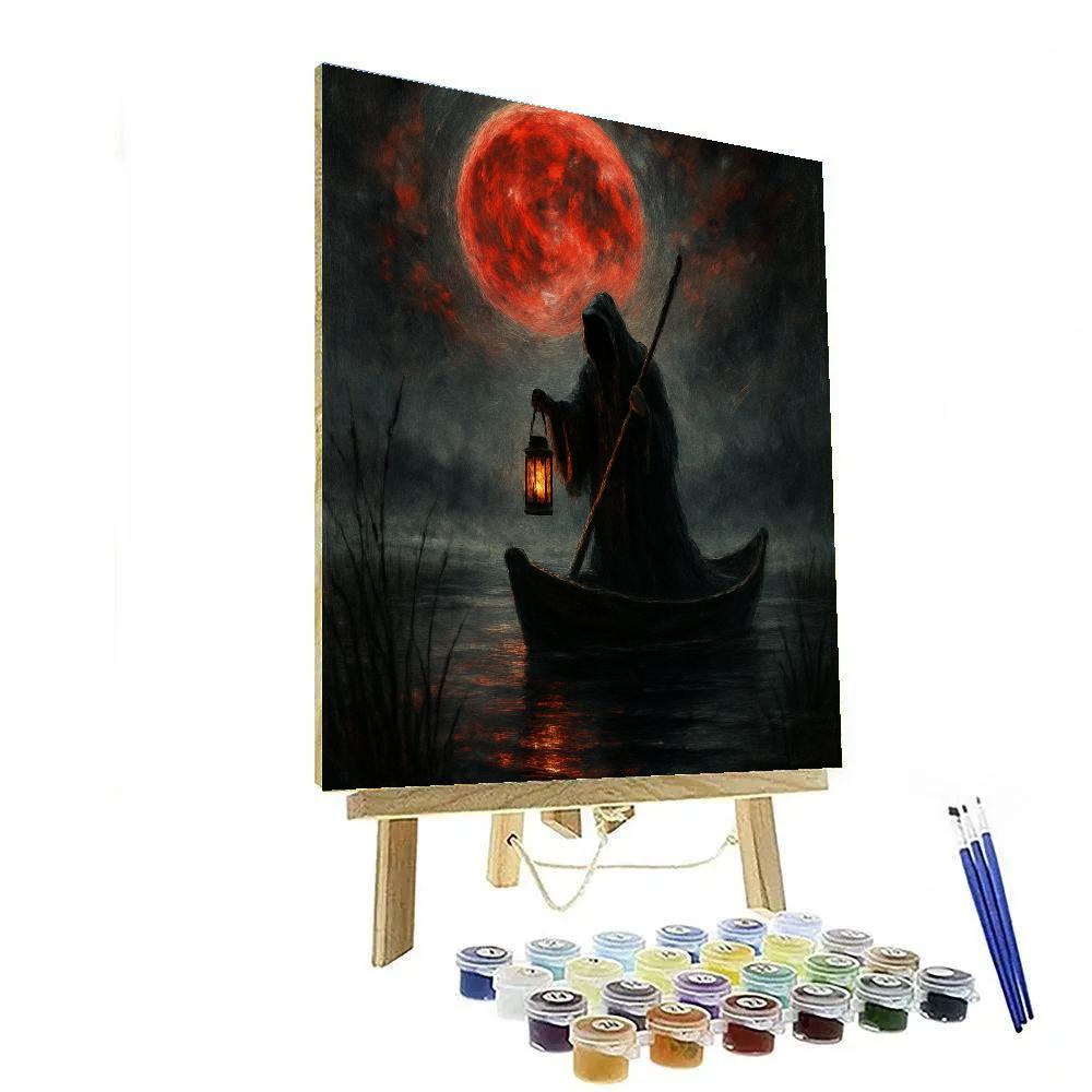The Lantern Ferryman paint by numbers
