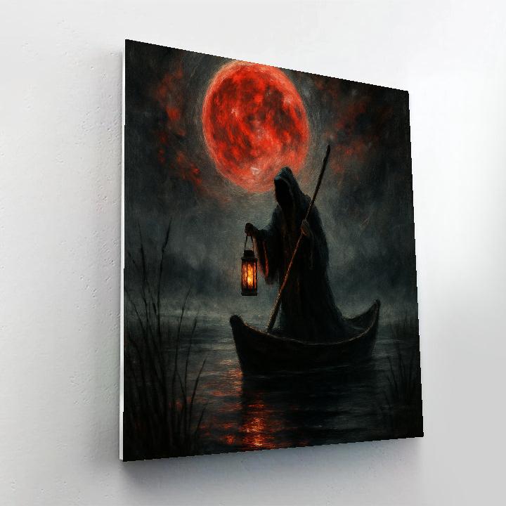 The Lantern Ferryman paint by numbers