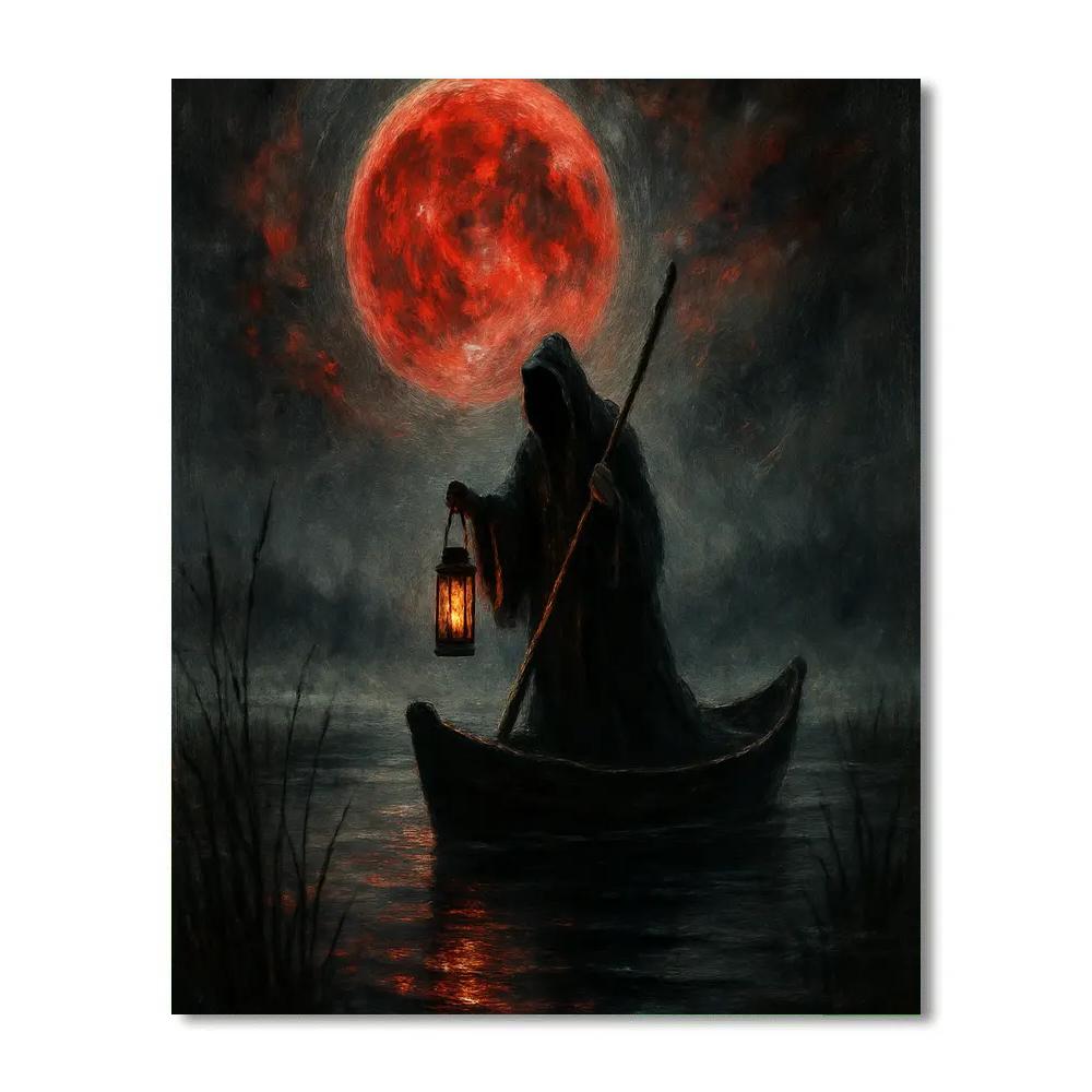 The Lantern Ferryman paint by numbers