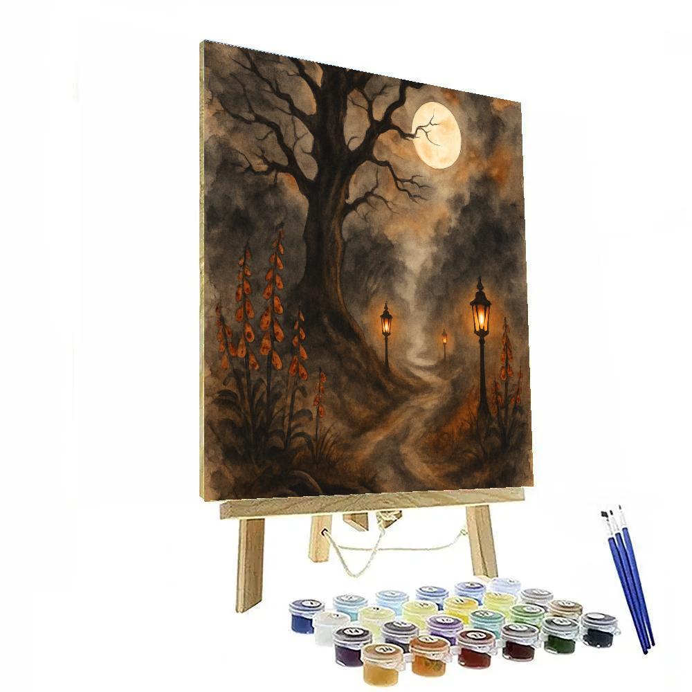 Moonlit Hollowway Watch Numbered painting kits