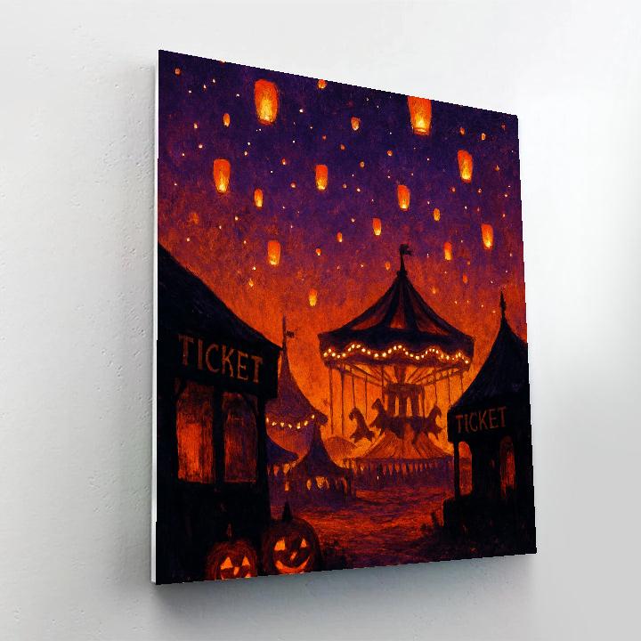 Lanterns Above The Hollow Fair Paint by numbers art