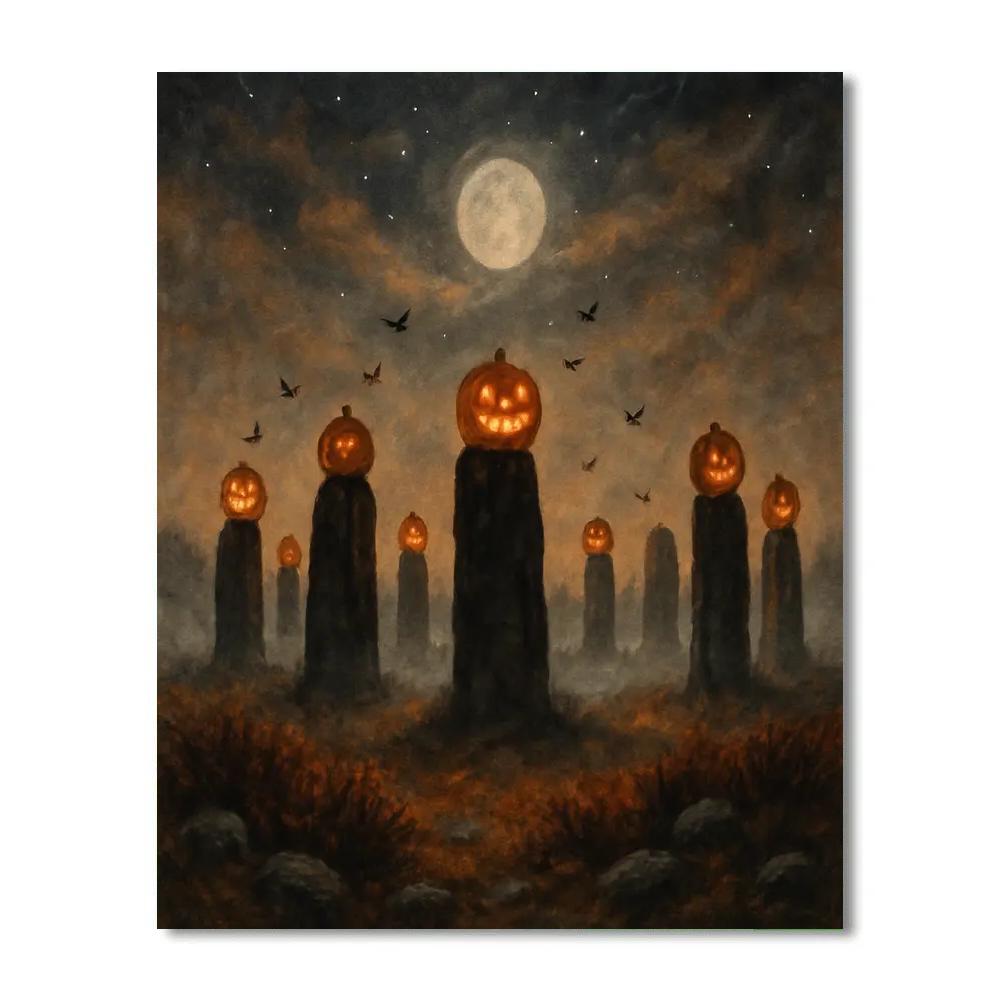 The Hollow Lantern Menhir Paint by numbers art
