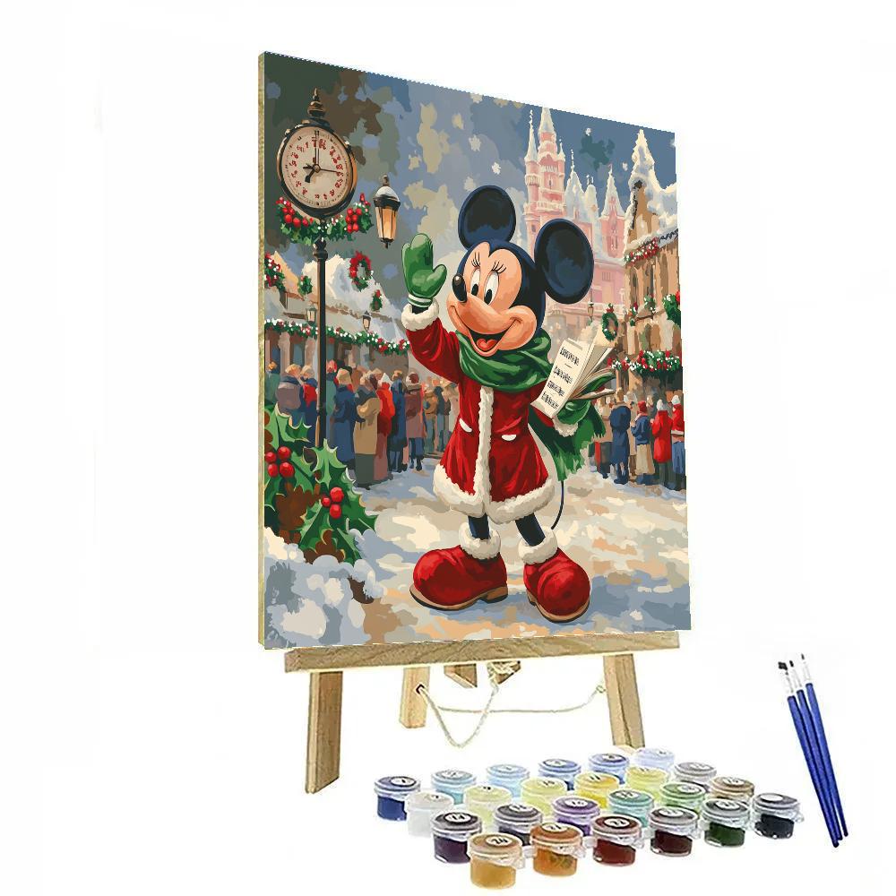 Mickeys Snowbound Carol Paint by numbers art