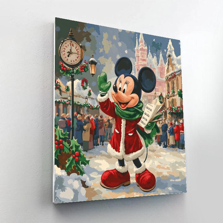 Mickeys Snowbound Carol Paint by numbers art