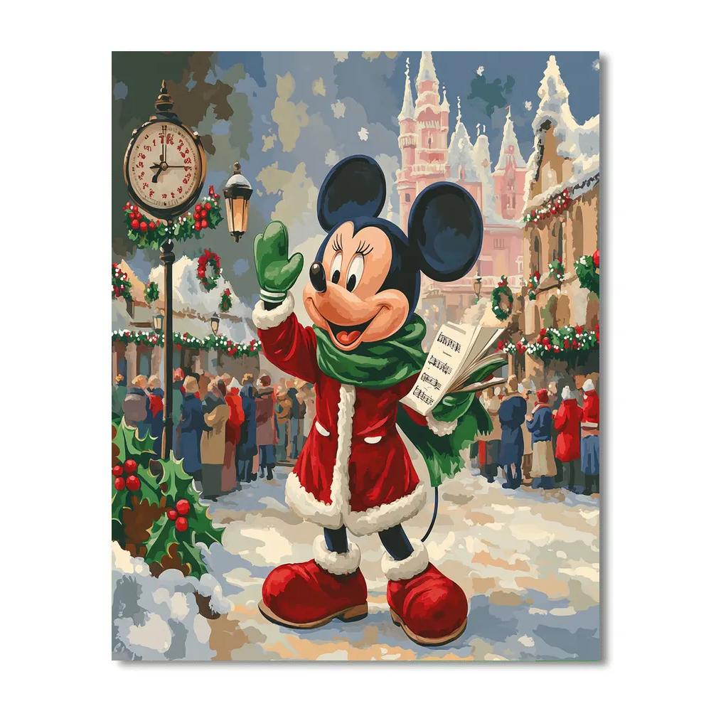 Mickeys Snowbound Carol Paint by numbers art