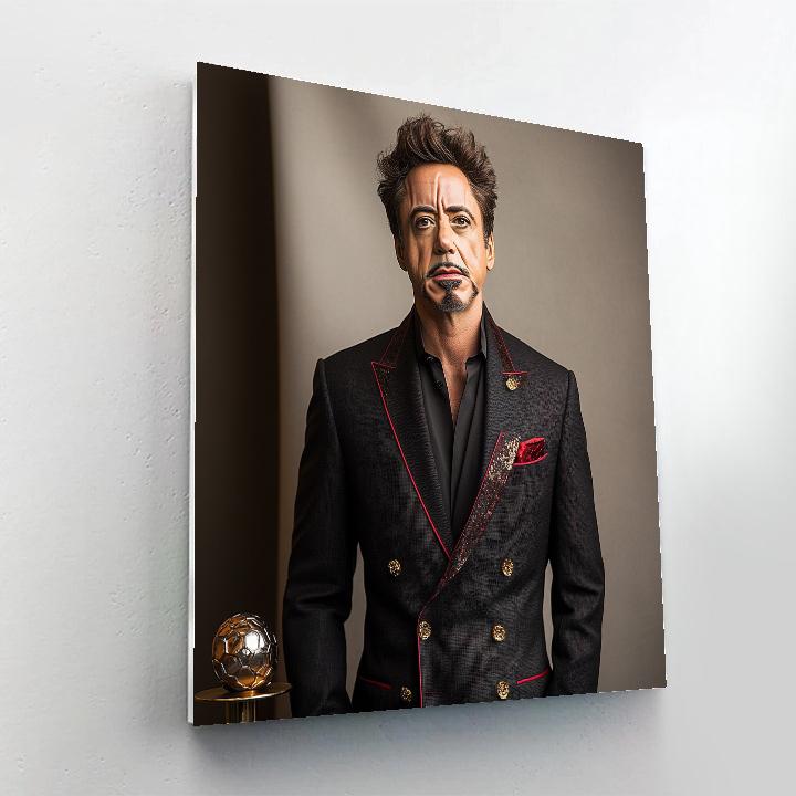 Robert Downey Jr.: Forging The Iron Mind Of A Modern Inventor Painting by numbers kit