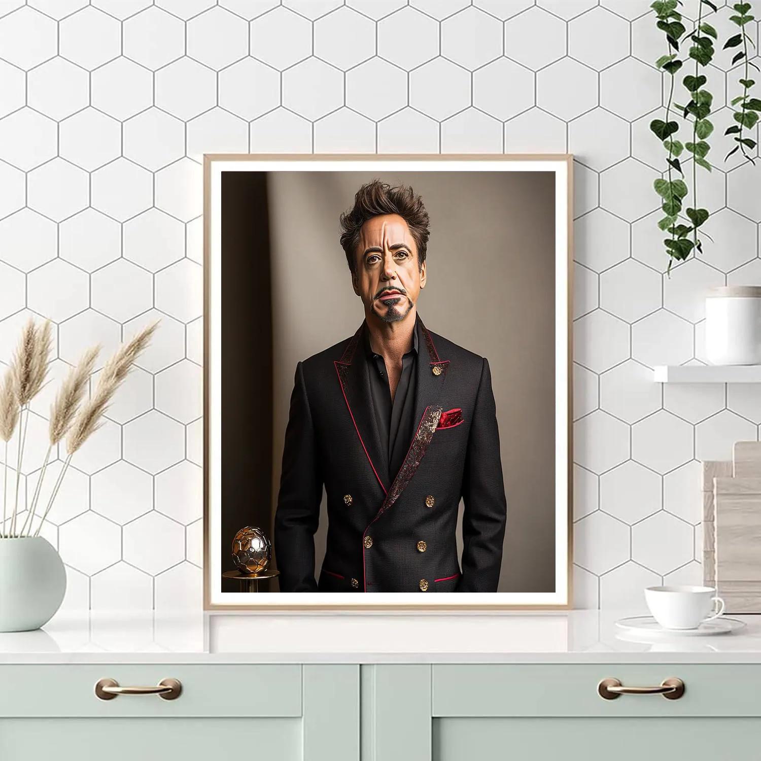 Robert Downey Jr.: Forging The Iron Mind Of A Modern Inventor Painting by numbers kit