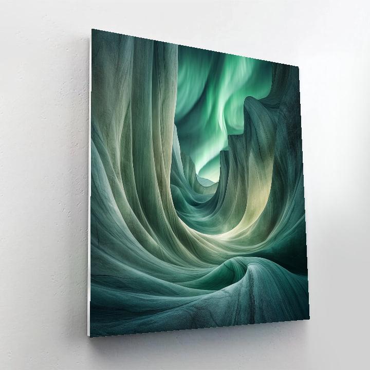 Michelangelo Inspired Aurora Veil paint by numbers