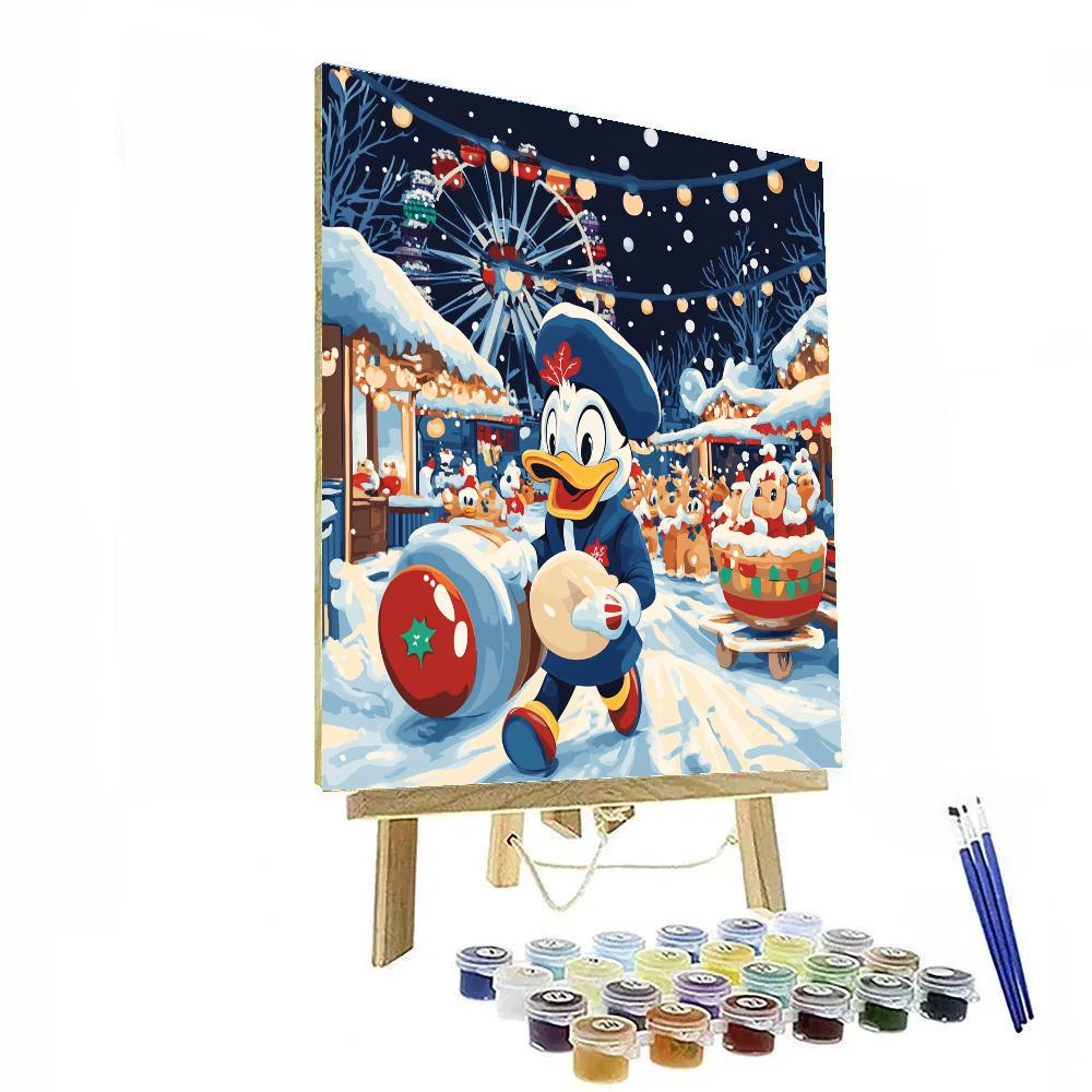 Toy Parade With Donald Duck paint by color