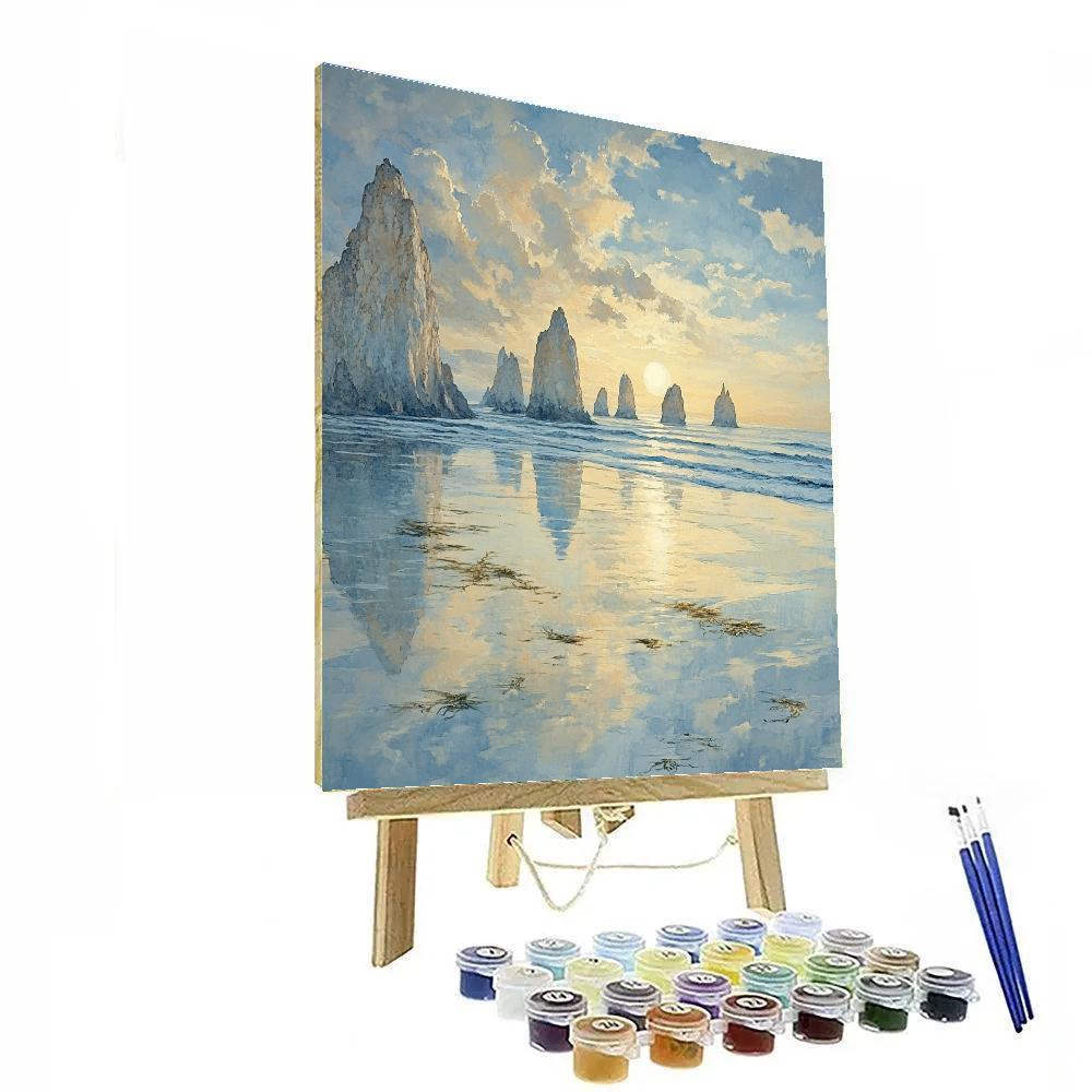 Leonardo Da Vinci Inspired Oceanic Constellation Study painting number kit