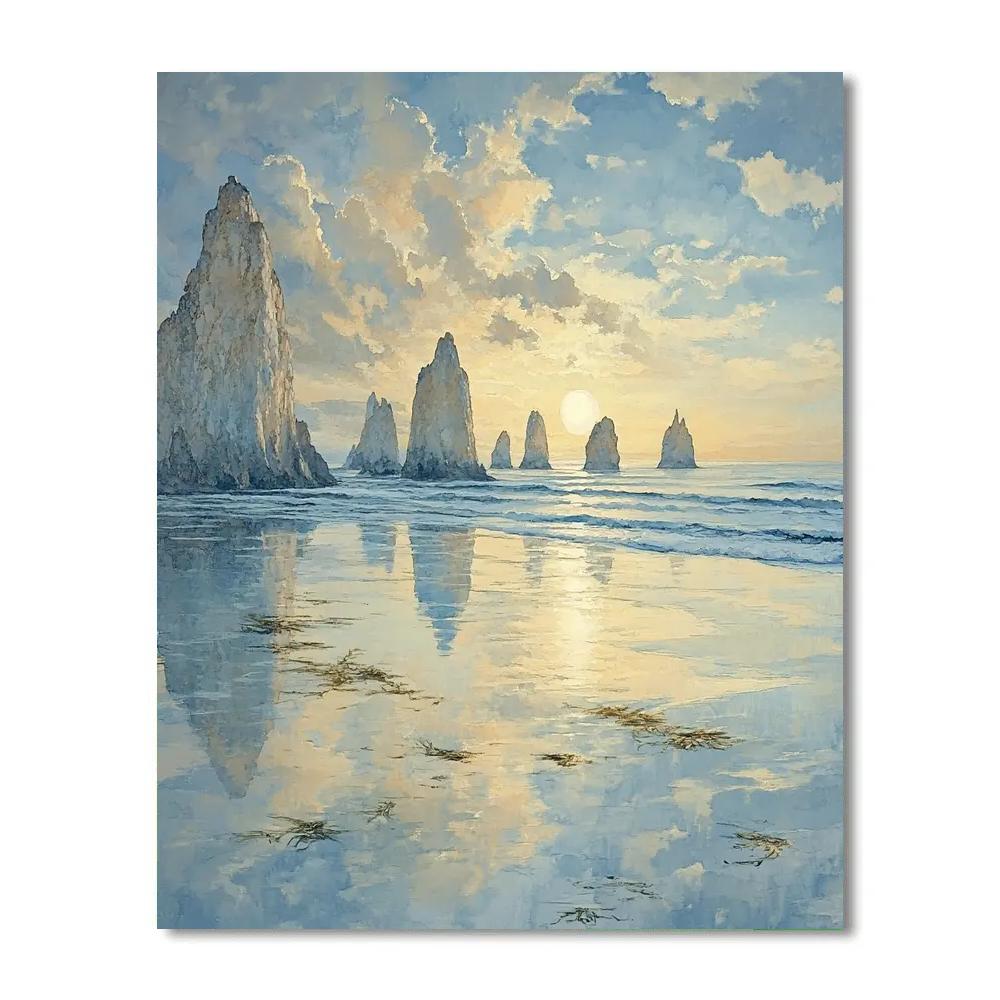 Leonardo Da Vinci Inspired Oceanic Constellation Study painting number kit