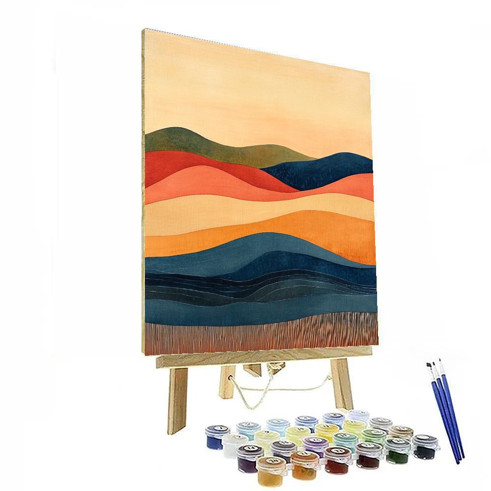 Paul Klee Inspired Harmony Of Color painting number kit