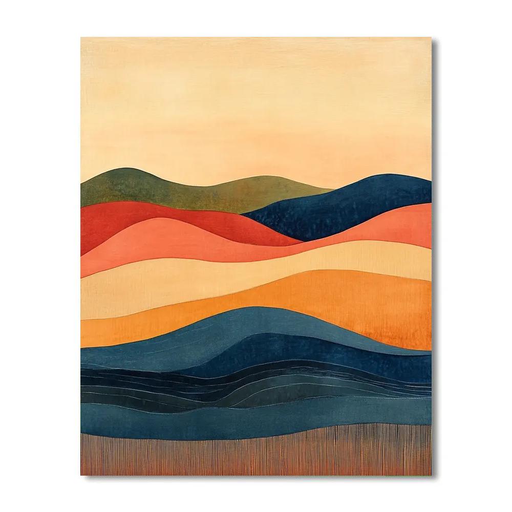 Paul Klee Inspired Harmony Of Color painting number kit