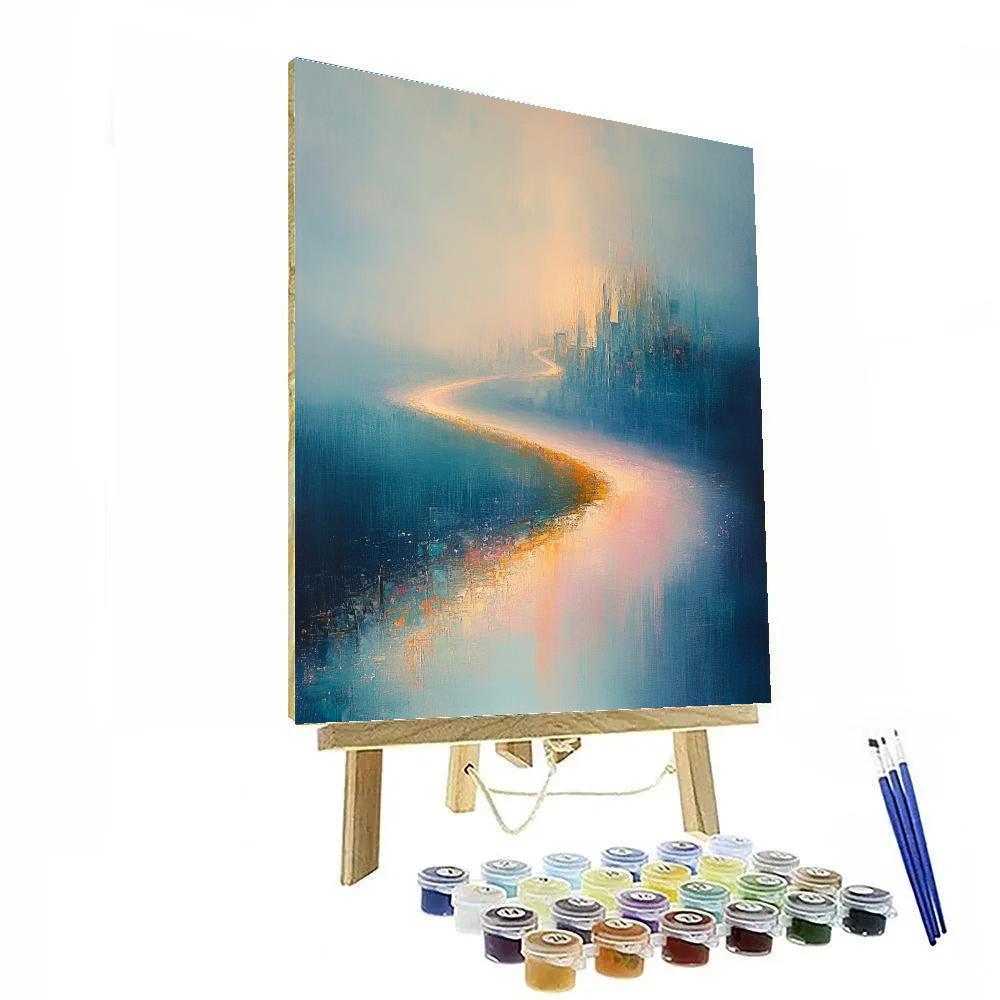 Edgar Degas Inspired Twilight Light Study Painting by numbers kit